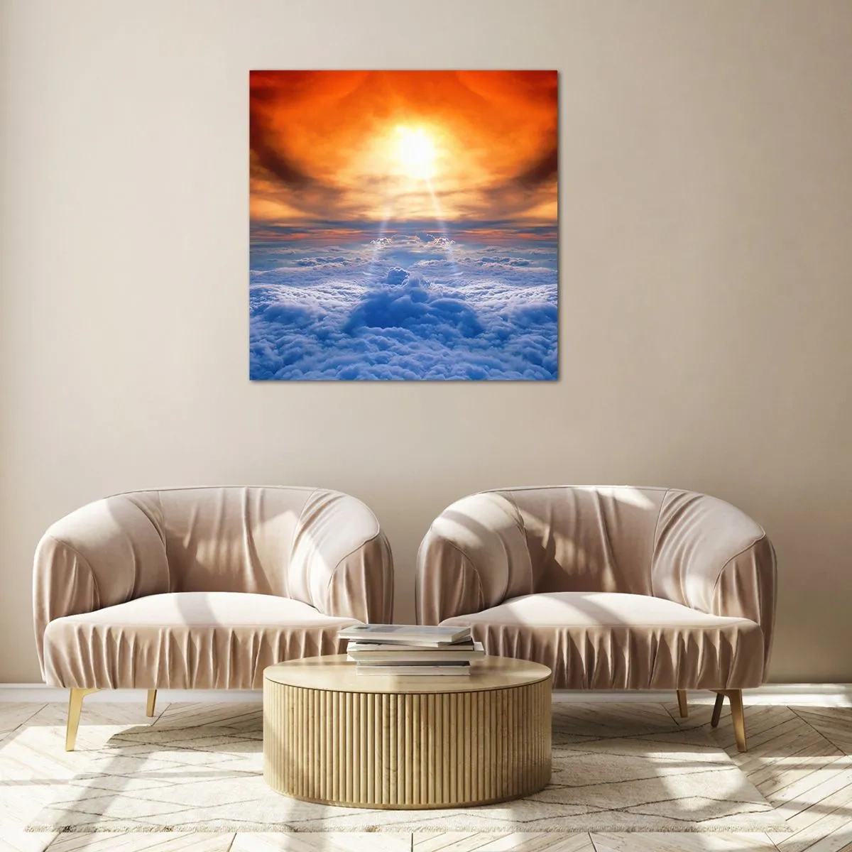 Impression sur verre - Image sur verre - Paysage mystique - 30x30 cm