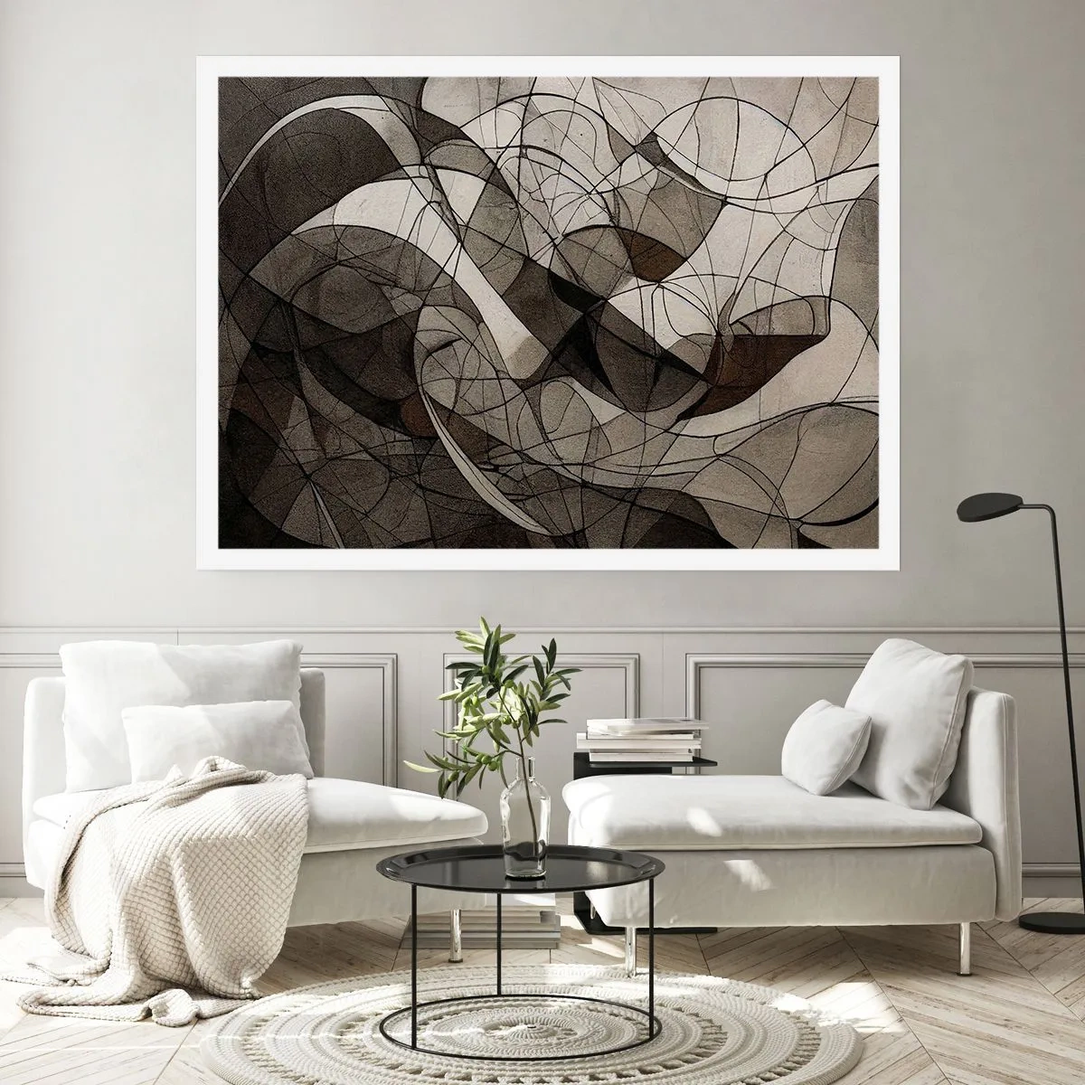 Affiche - Poster - Circulation des couleurs de la terre - 50x40 cm