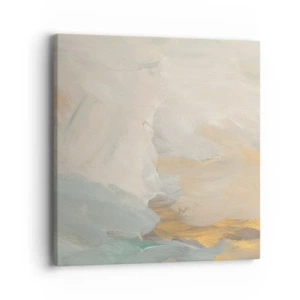 Impression sur toile - Image sur toile - Abstraction – le pays de la douceur - 40x40 cm