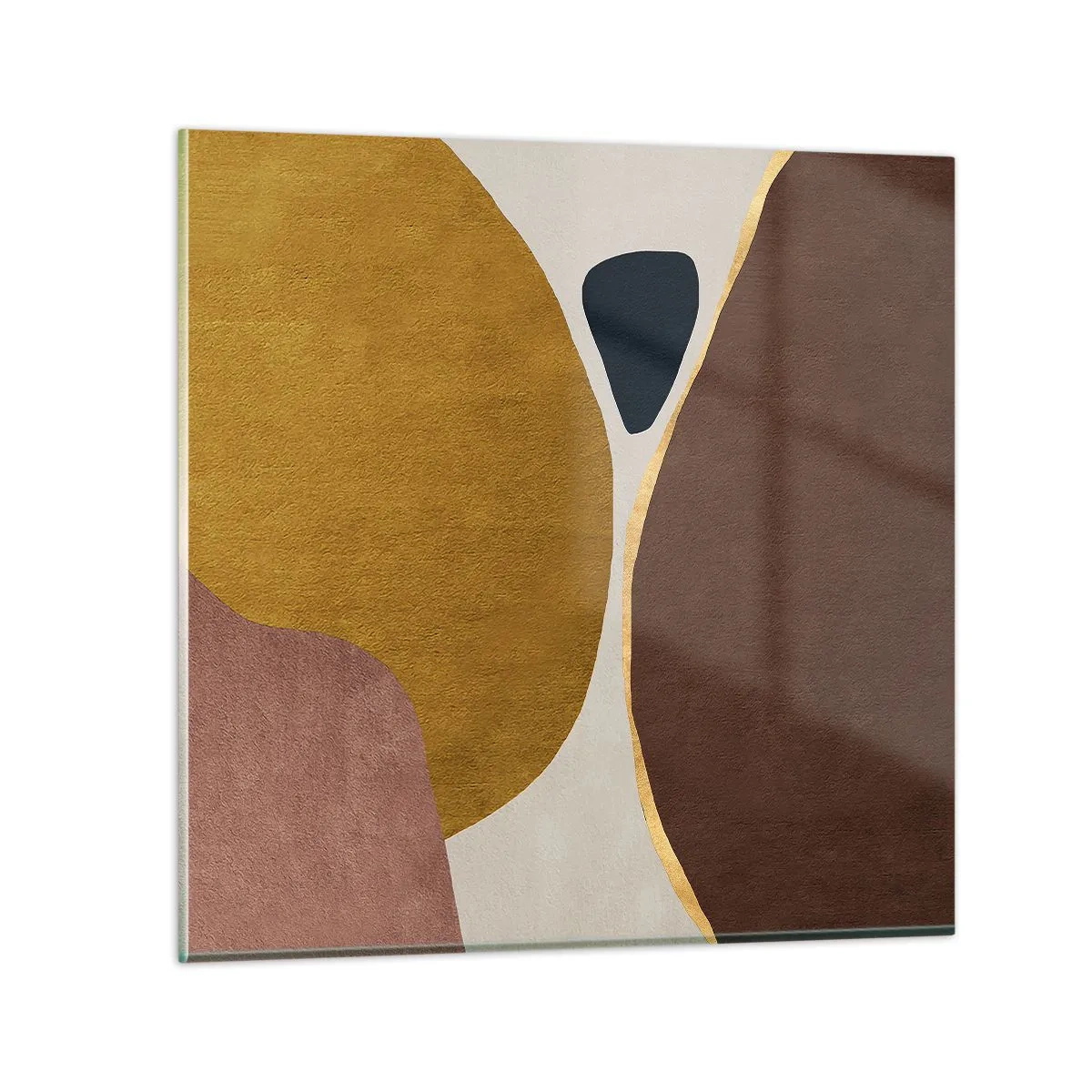 Impression sur verre - Image sur verre - L'abstraction – une place dans l'espace - 70x70 cm