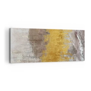 Impression sur toile - Image sur toile - Une explosion d'or - 100x40 cm