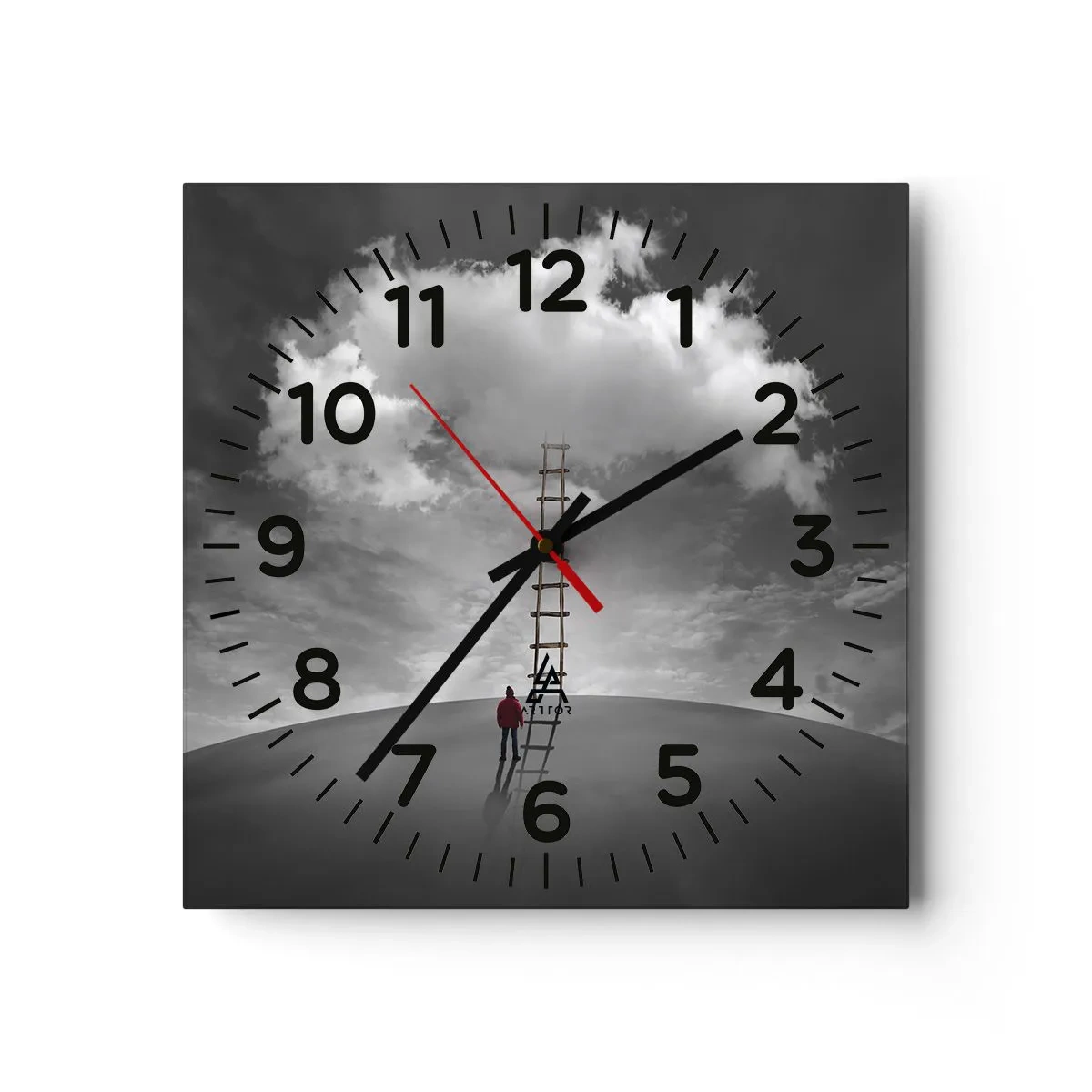 Horloge murale - Pendule murale - Tout est possible - 40x40 cm