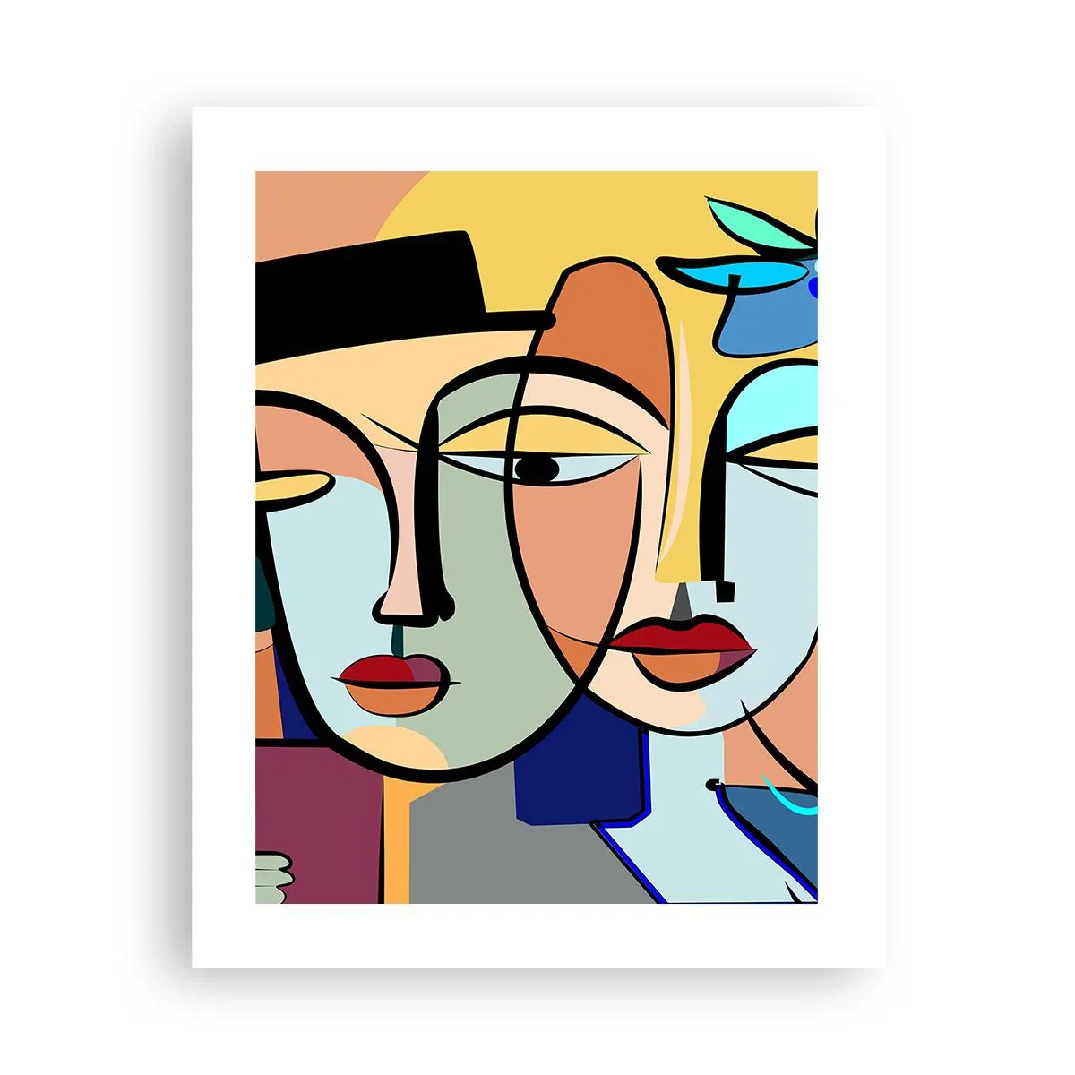 Affiche - Poster - Le Rendez-vous de Picasso - 40x50 cm
