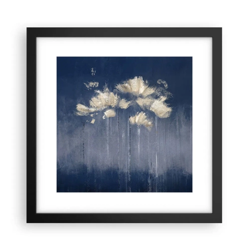 Affiche dans un cadre noir - Poster - Comme des pétales au vent - 30x30 cm
