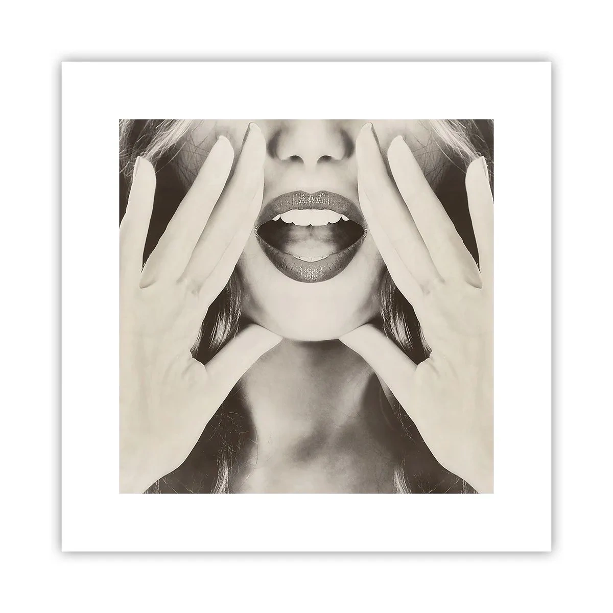 Affiche - Poster - J'arrive! - 30x30 cm