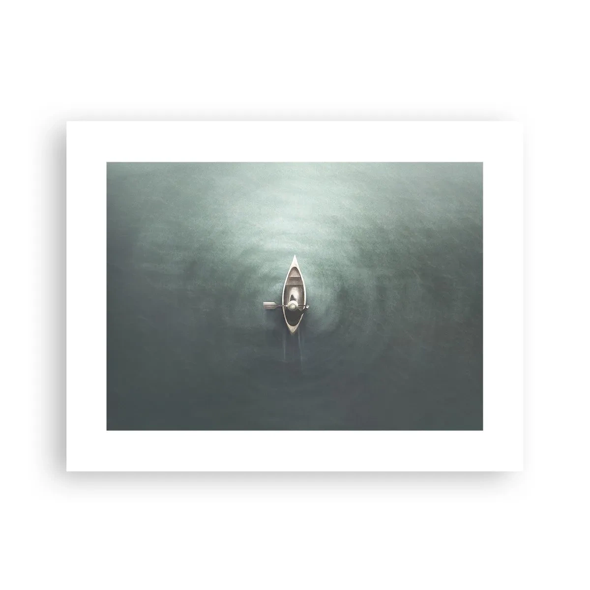 Affiche - Poster - À travers le lac de la lune - 40x30 cm