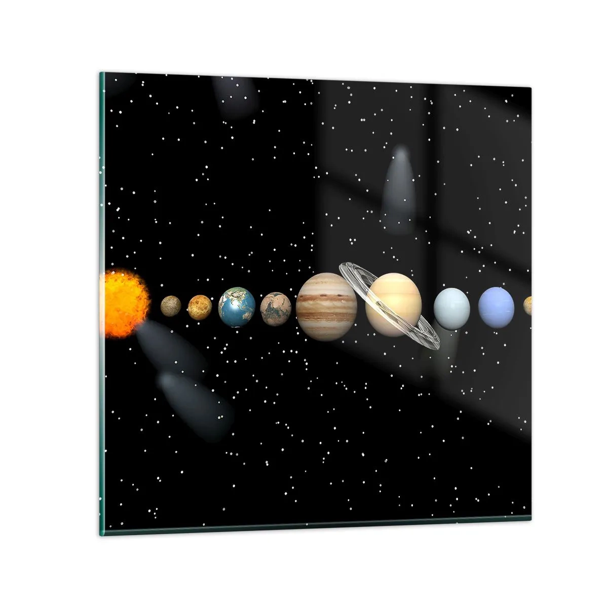 Impression sur verre - Image sur verre - Et les planètes sont folles, sont folles... - 30x30 cm