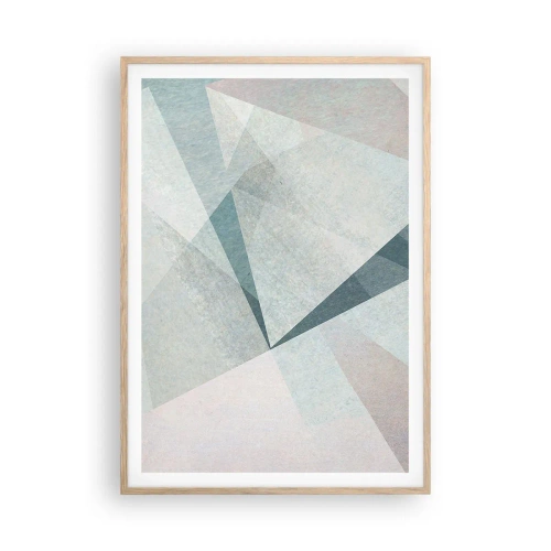 Affiche dans un chêne clair - Poster - Calme bien que dynamique - 70x100 cm