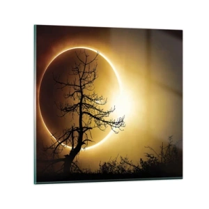 Impression sur verre - Image sur verre - Éclipse totale - 50x50 cm