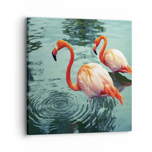 Impression sur toile - Image sur toile - Nous sommes à la mode maintenant - 30x30 cm