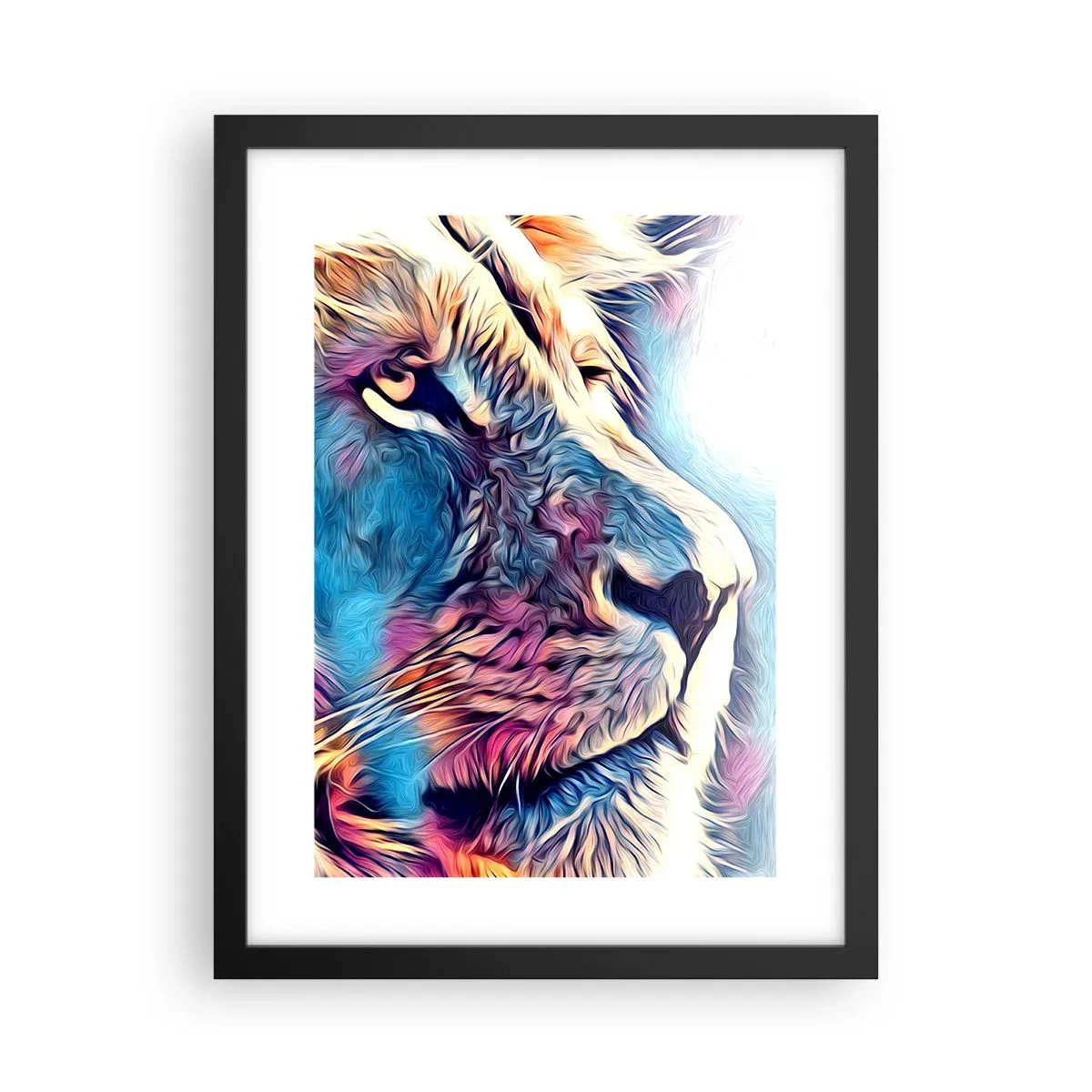 Affiche dans un cadre noir - Poster - L'intelligence de la nature - 30x40 cm