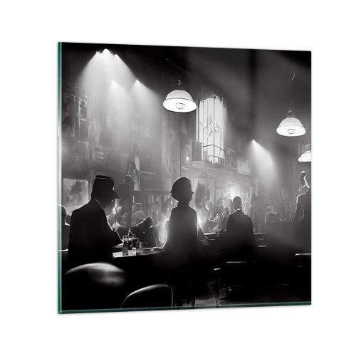Impression sur verre - Image sur verre - Dans une ambiance jazz - 70x70 cm