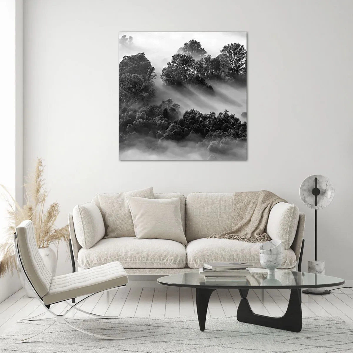 Impression sur verre - Image sur verre - Sortir de son sommeil - 30x30 cm