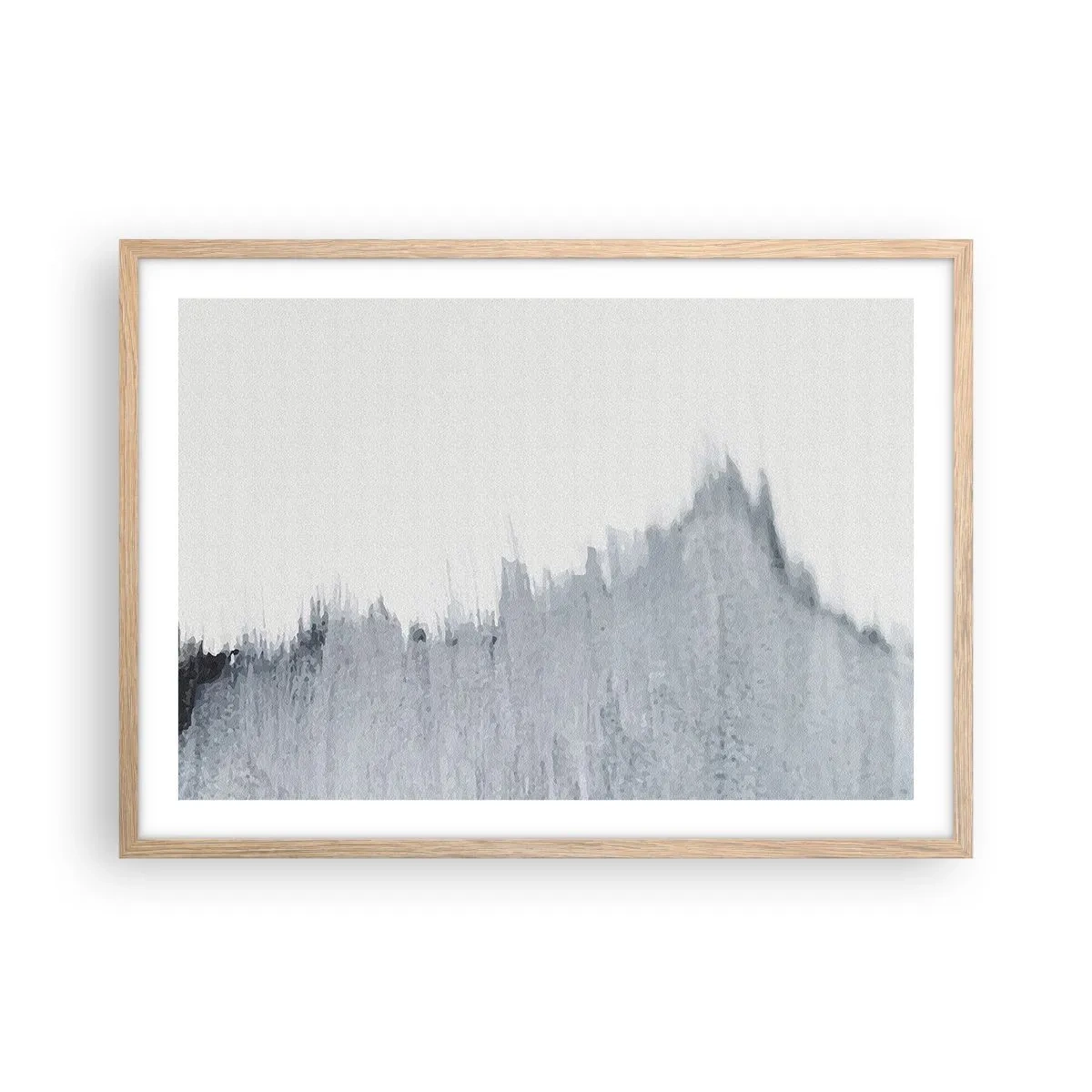Affiche dans un chêne clair - Poster - Une esquisse mystérieuse - 70x50 cm