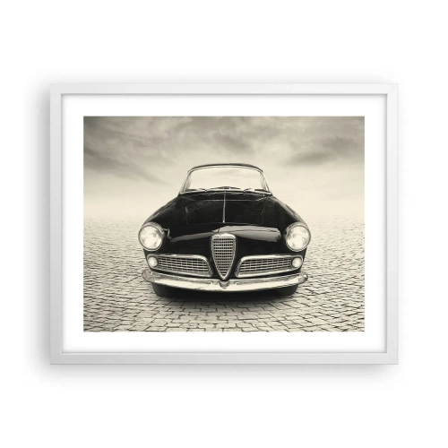 Affiche dans un cadre blanc - Poster - Et alors! Tu ne m'aime pas? - 50x40 cm