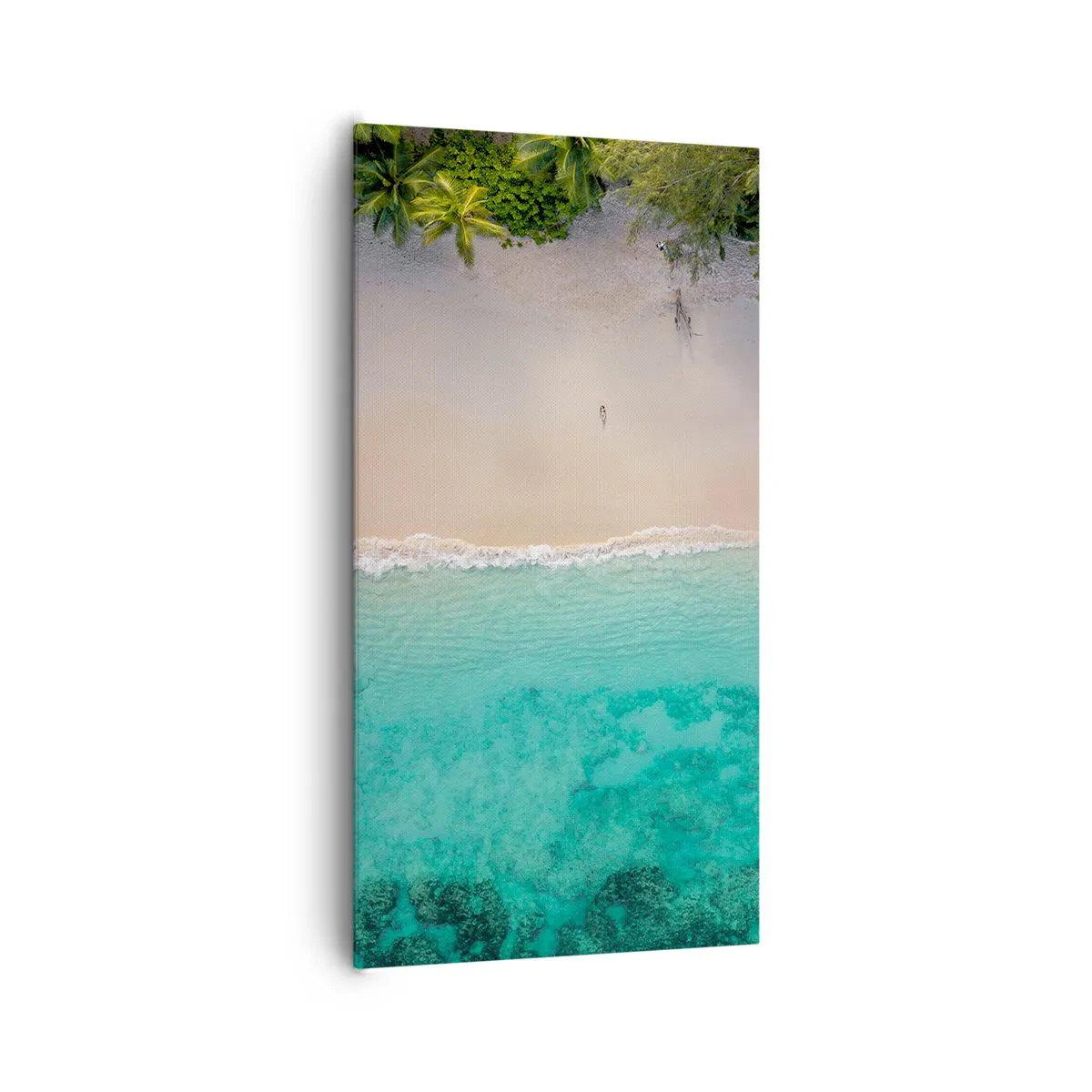 Impression sur toile - Image sur toile - Plage paradisiaque - 65x120 cm