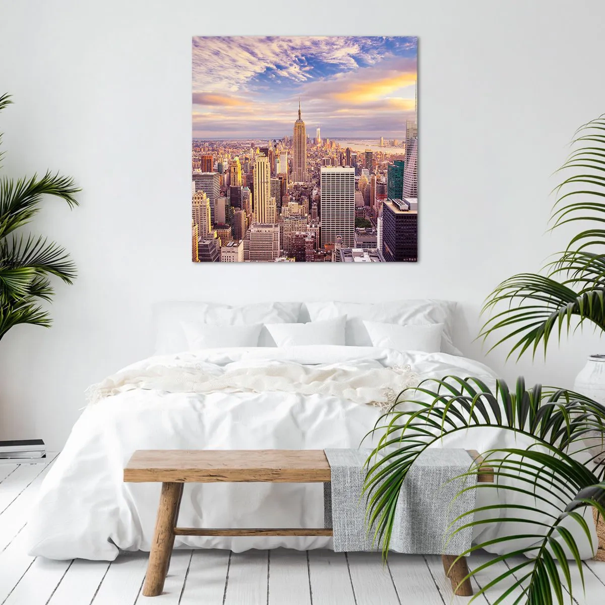 Impression sur toile - Image sur toile - Atteindre les nuages ​​eux-mêmes - 30x30 cm