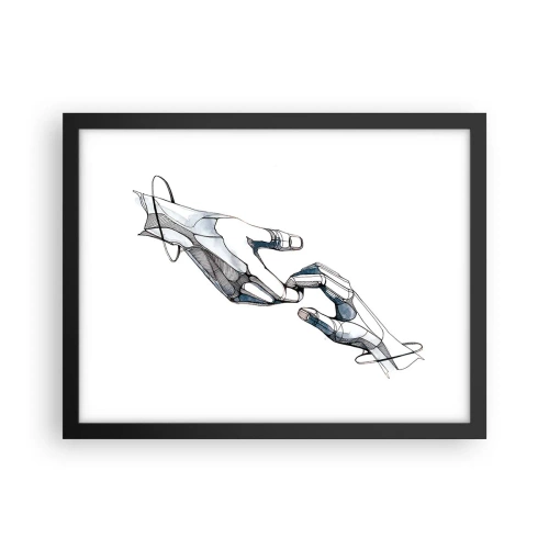 Affiche dans un cadre noir - Poster - Un bon geste - 40x30 cm