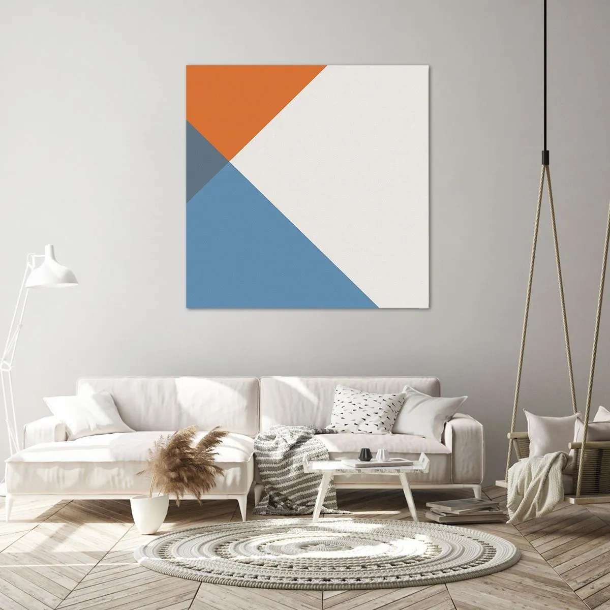 Impression sur toile - Image sur toile - Sous cette angle.... - 30x30 cm