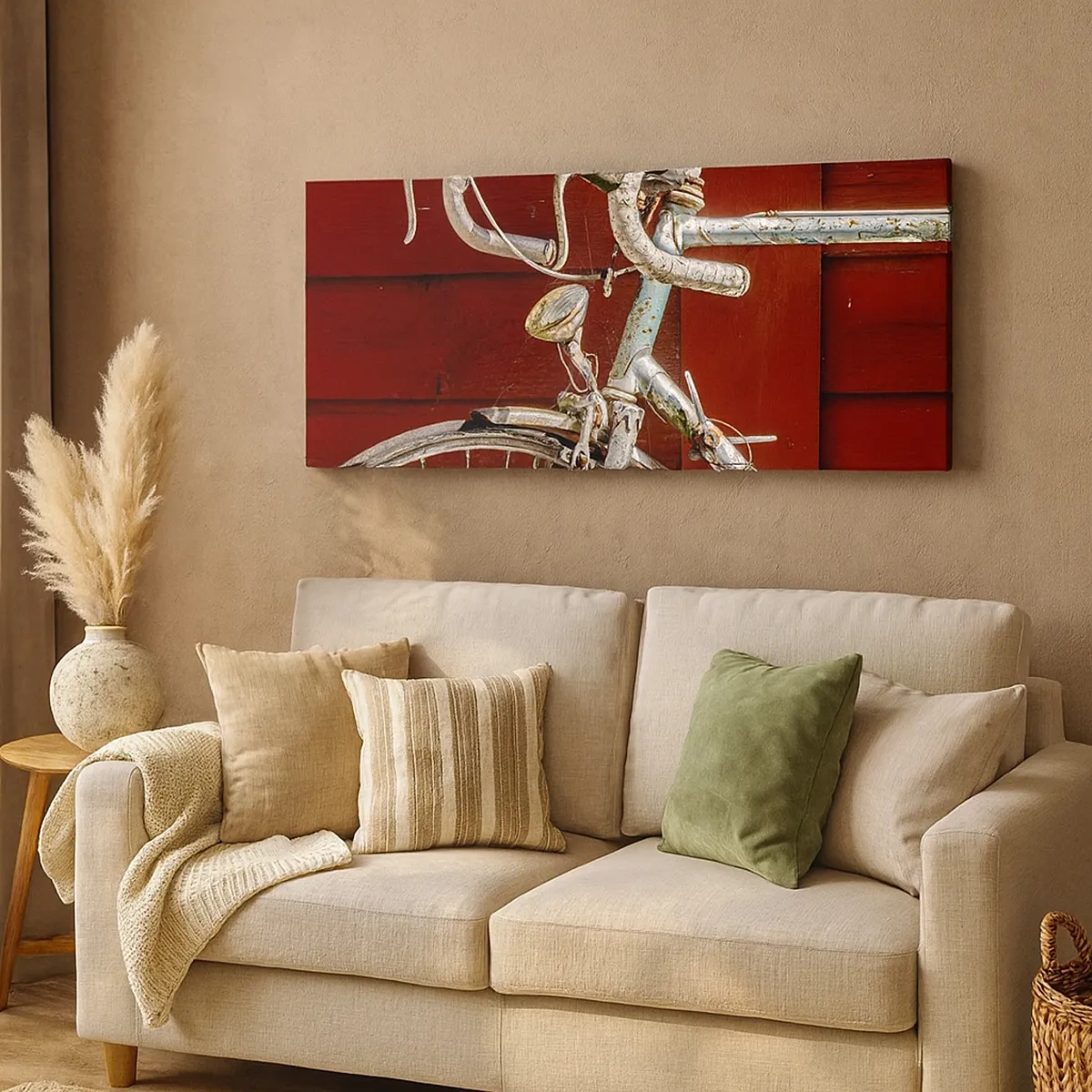 Impression sur toile - Image sur toile - Construit pour la victoire - 30x30 cm