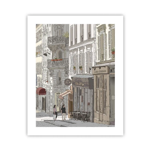 Affiche - Poster - Joie de la ville - 40x50 cm
