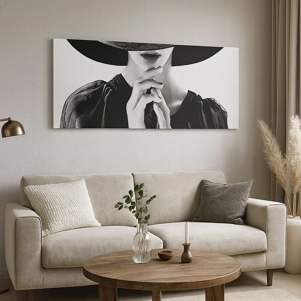 Impression sur toile - Image sur toile - Beauté cachée - 100x40 cm