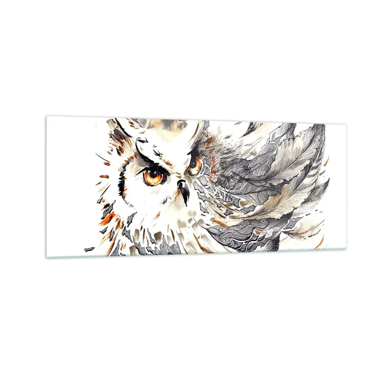 Impression sur verre - Image sur verre - Elle vient du monde de la magie - 100x40 cm