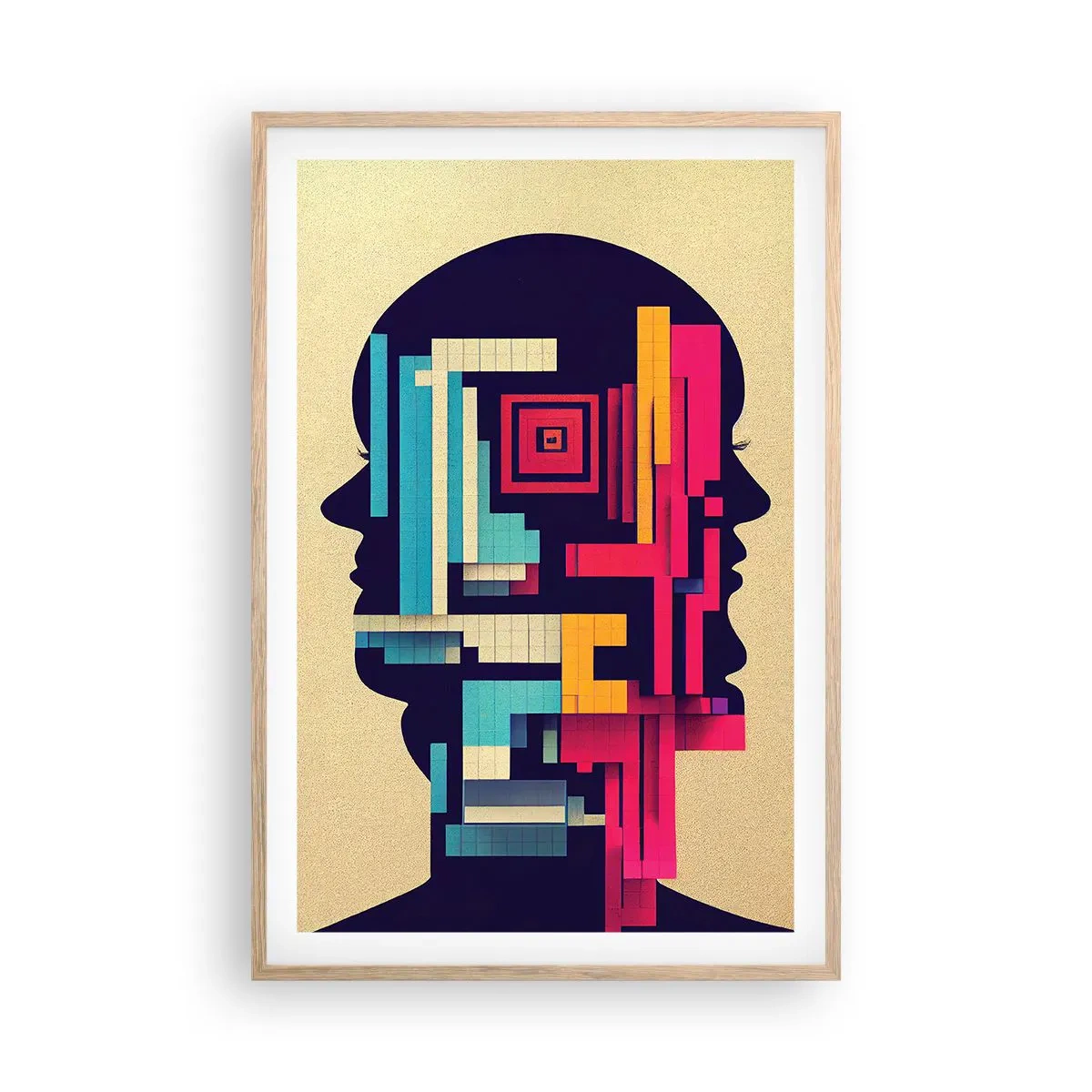 Affiche dans un chêne clair - Poster - De nouvelles obligations - 61x91 cm