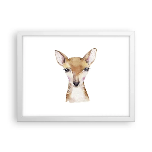 Affiche dans un cadre blanc - Poster - L'innocence de la nature - 40x30 cm