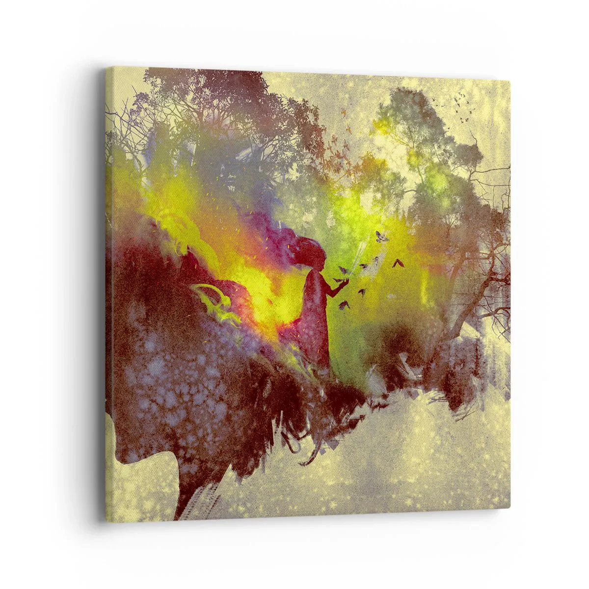 Impression sur toile - Image sur toile - Mère Nature - 40x40 cm