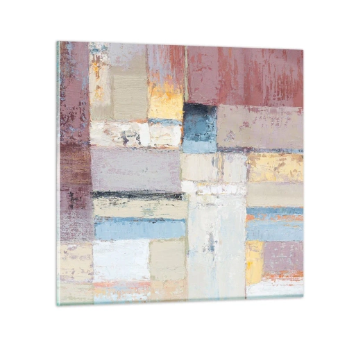 Impression sur verre - Image sur verre - Le calme de la géométrie - 40x40 cm