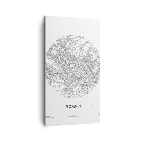 Impression sur toile - Image sur toile - Anatomie de Florence - 45x80 cm