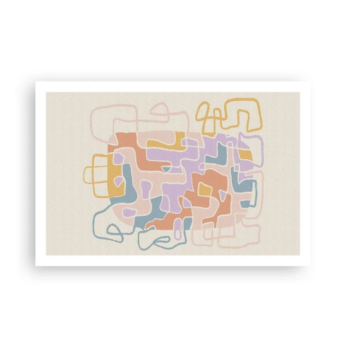 Affiche - Poster - Labyrinthe – une aventure joyeuse - 91x61 cm