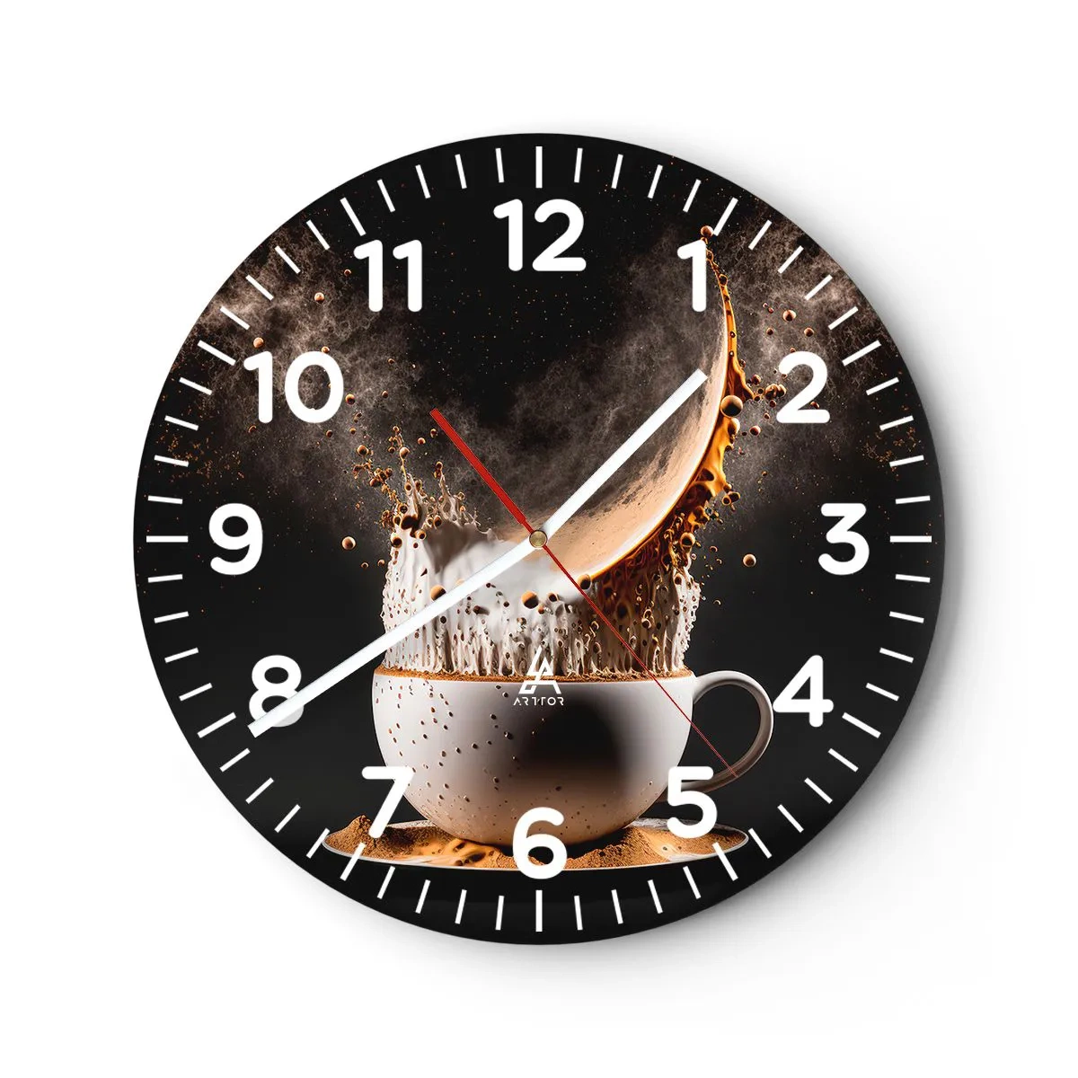 Horloge murale - Pendule murale - Une explosion de saveur - 40x40 cm