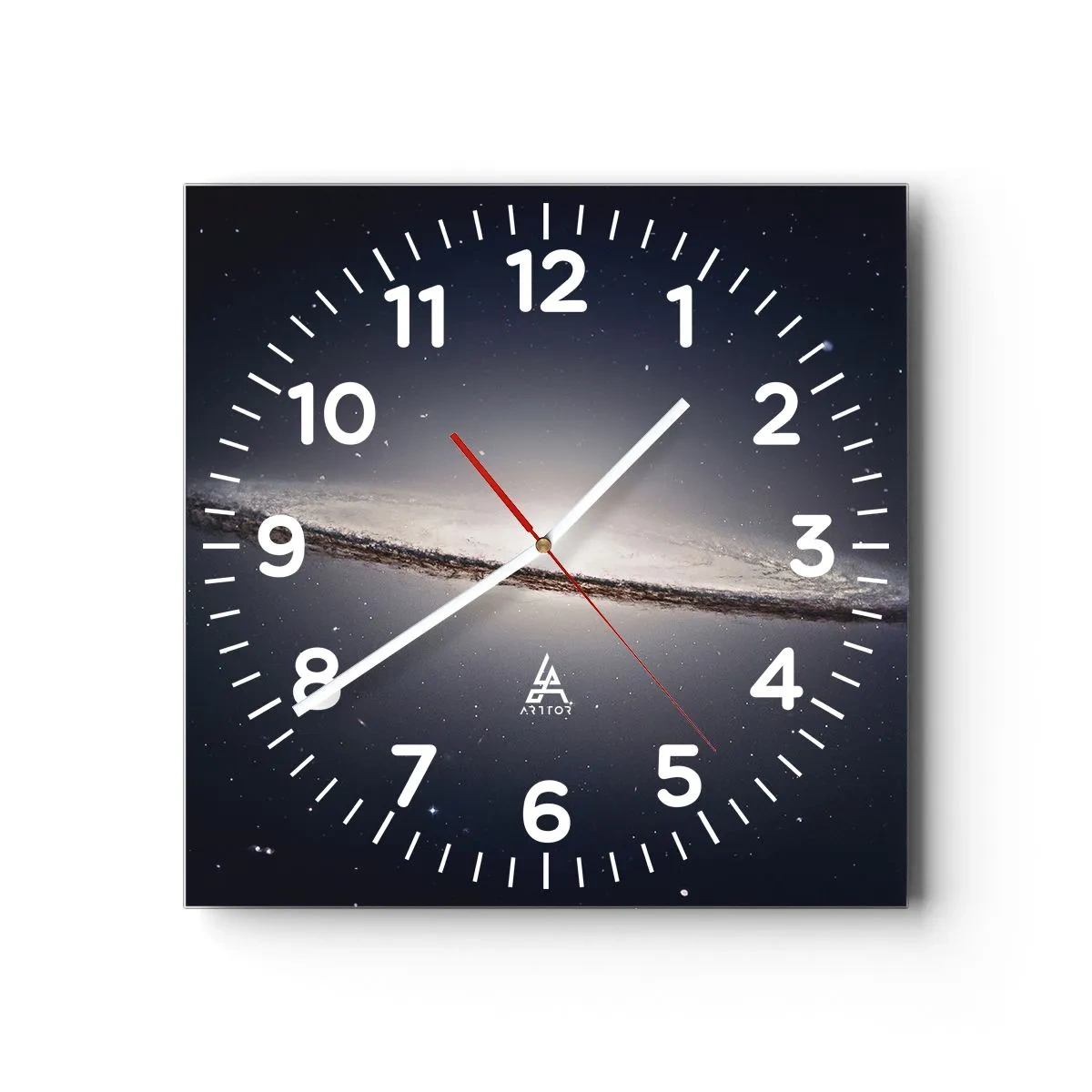 Horloge murale - Pendule murale - Il y a bien longtemps, dans une galaxie très lointaine… - 40x40 cm