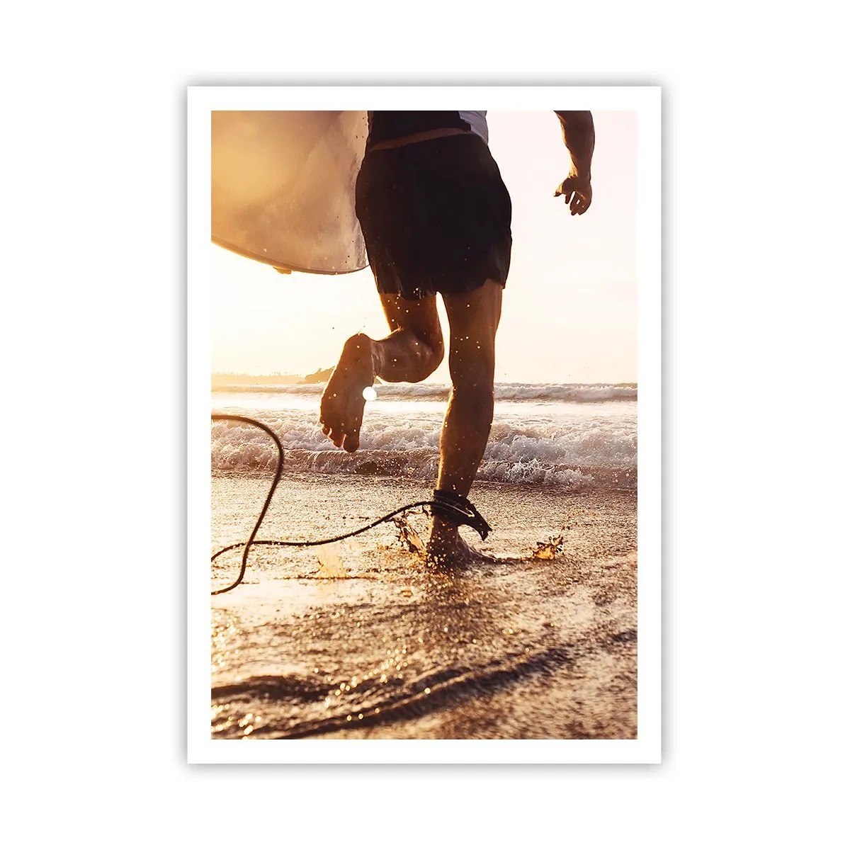 Affiche - Poster - A la rencontre des vagues - 70x100 cm