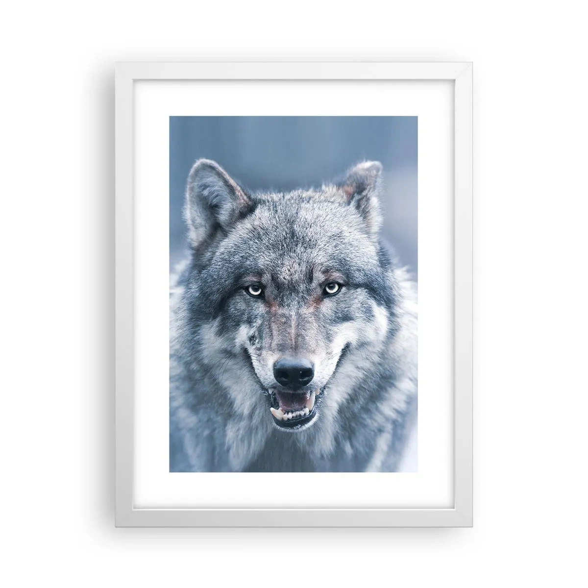 Affiche dans un cadre blanc - Poster - Relèverez-vous le défi ? - 30x40 cm