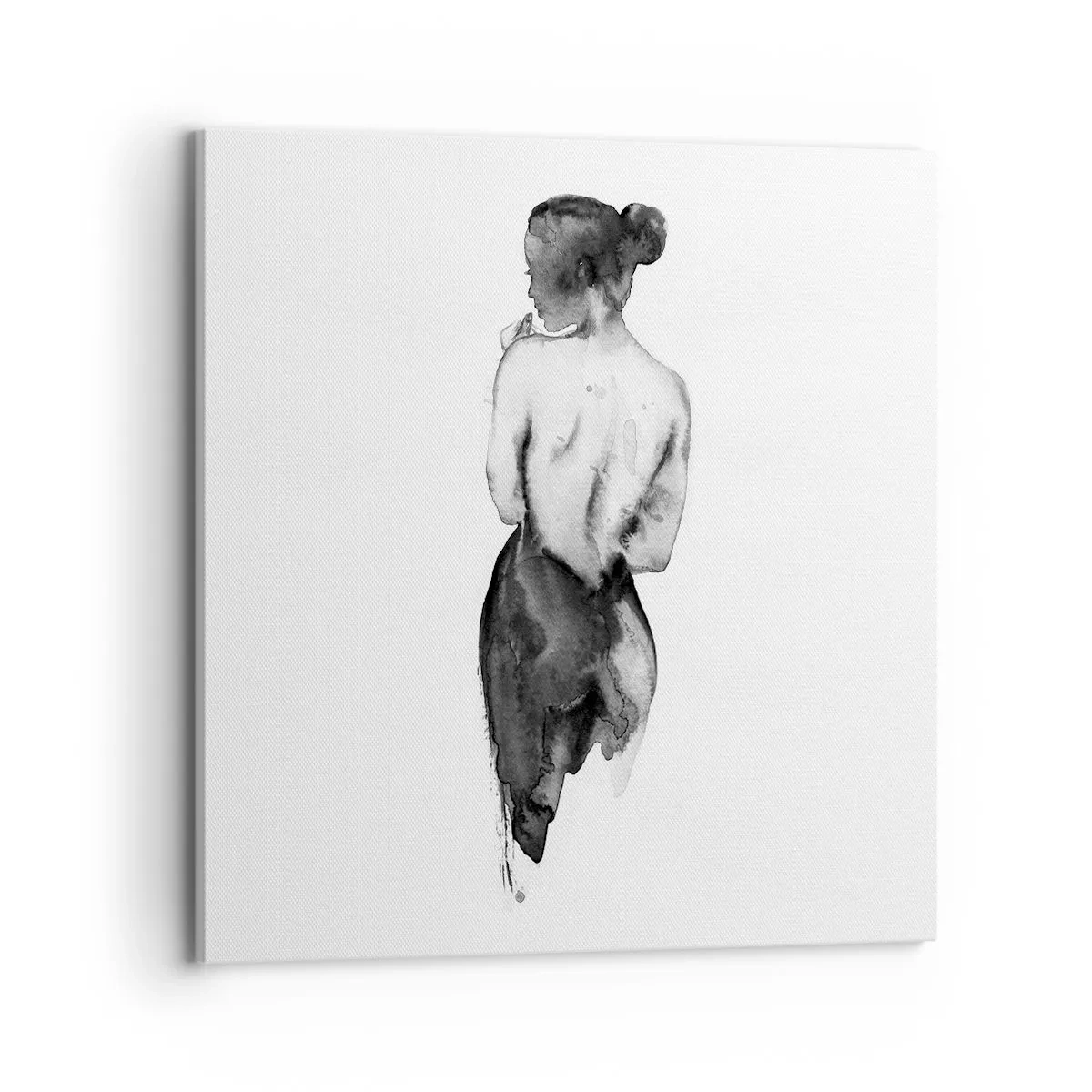 Impression sur toile - Image sur toile - Auprès d'elle, le monde disparaît - 70x70 cm