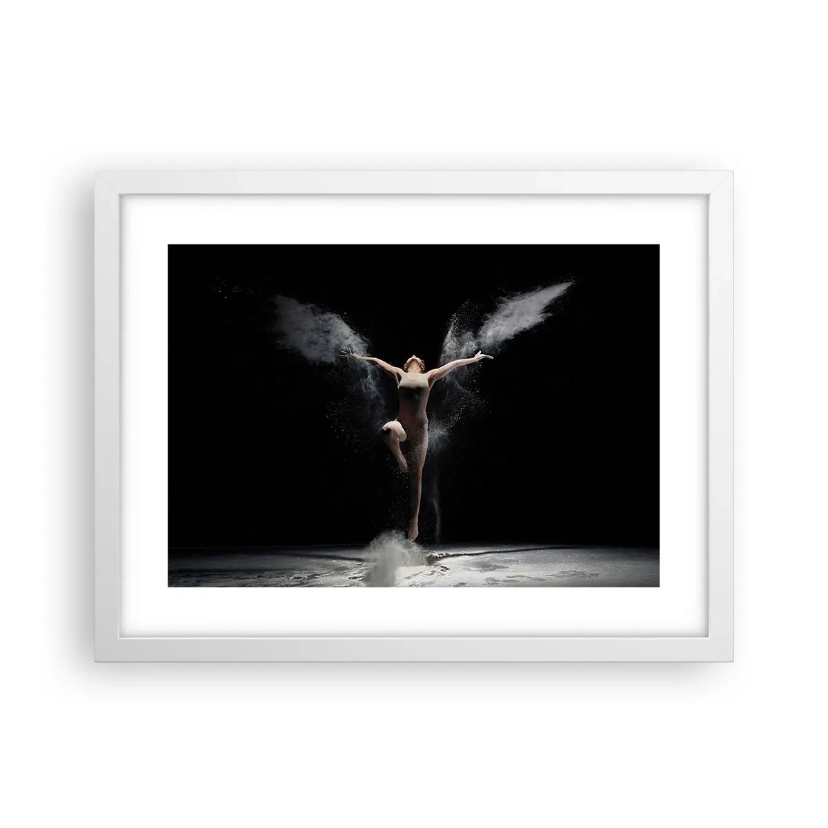 Affiche dans un cadre blanc - Poster - Les elfes existent - 40x30 cm