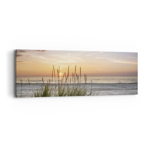 Impression sur toile - Image sur toile - Regarde, pense, ressent - 90x30 cm