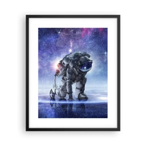 Affiche dans un cadre noir - Poster - Le ciel étoilé au dessus de moi - 40x50 cm