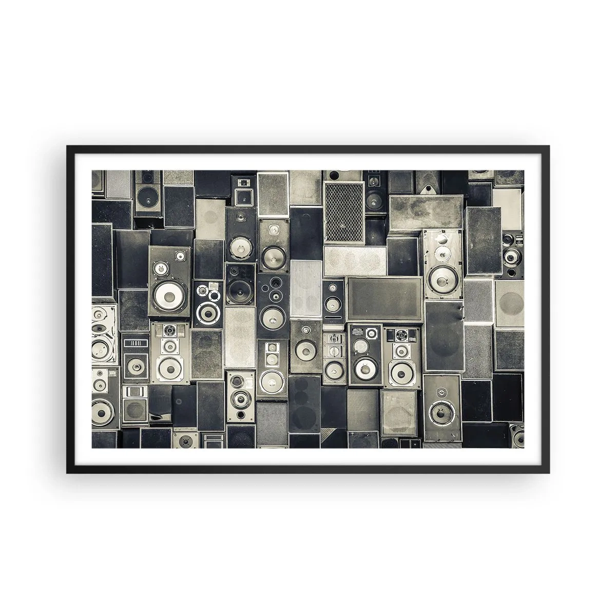 Affiche dans un cadre noir - Poster - Tout va bien - 91x61 cm