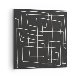 Impression sur toile - Image sur toile - Pas aussi simple - 50x50 cm