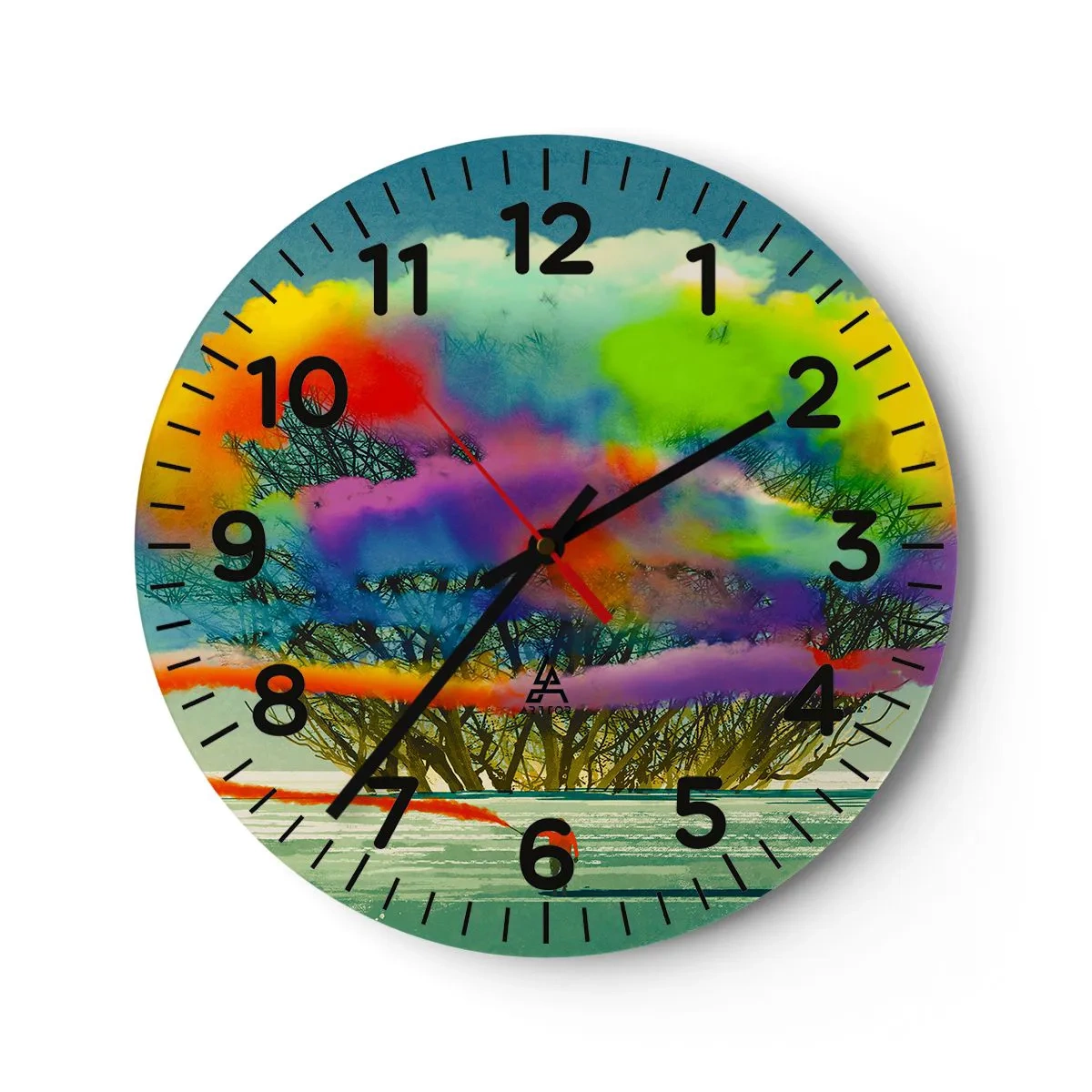 Horloge murale - Pendule murale - Donner vie à ce monde - 30x30 cm