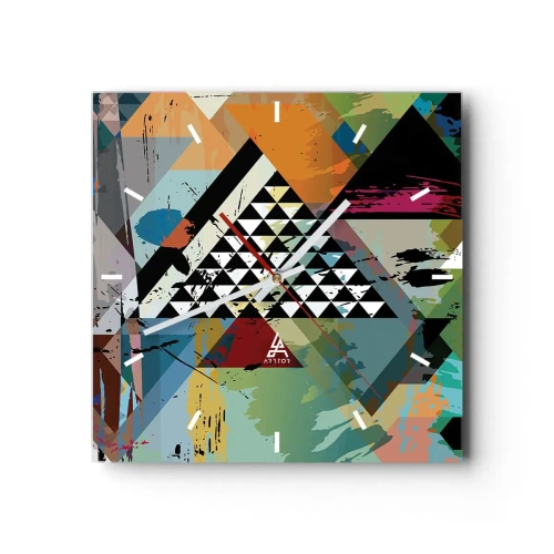 Horloge murale - Pendule murale - Comme c'est facile - 40x40 cm