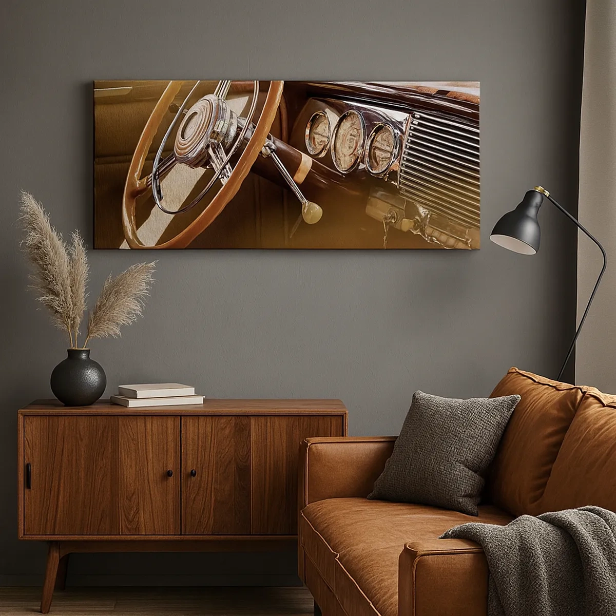 Impression sur toile - Image sur toile - Souffle de luxe venu du passé - 30x30 cm