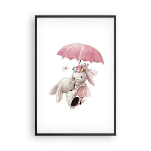 Affiche dans un cadre noir - Poster - C'est ça l'amour - 61x91 cm