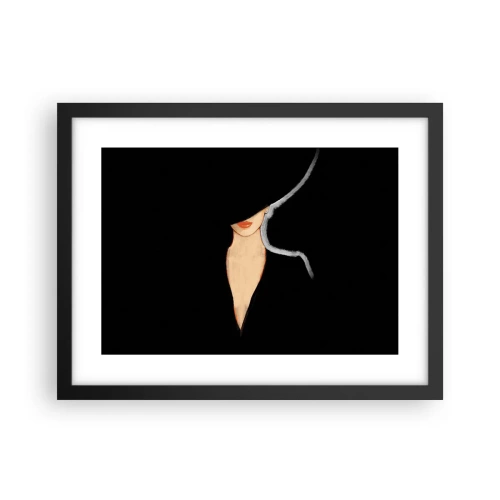 Affiche dans un cadre noir - Poster - Élégance et style - 40x30 cm
