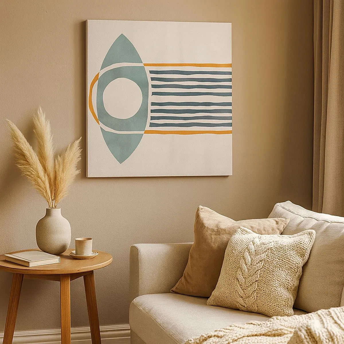 Impression sur toile - Image sur toile - Signes et rituels - 30x30 cm