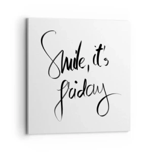 Impression sur toile - Image sur toile - Joie réelle - 70x70 cm